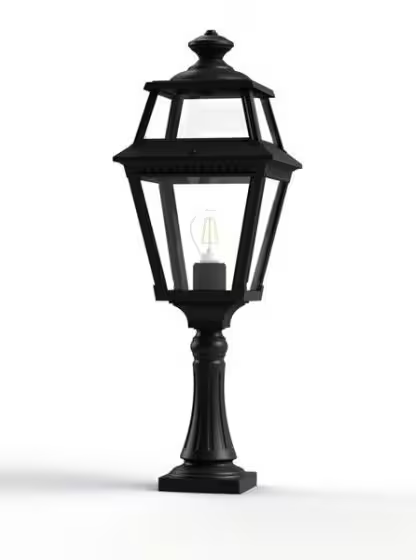 Place Des Vosges 2 Model 7 Clear Glass Padestal