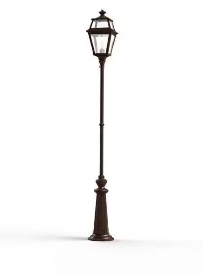 Place Des Vosges 2 Model 8 Large Clear Glass Lamp Post