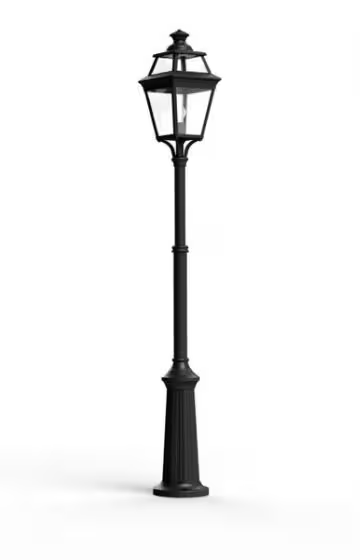 Place Des Vosges 3 Small Clear Glass Lamp Post