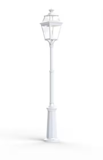 Place Des Vosges 3 Small Clear Glass Lamp Post