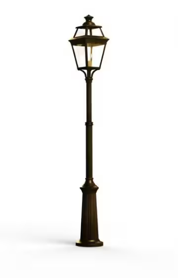 Place Des Vosges 3 Small Clear Glass Lamp Post