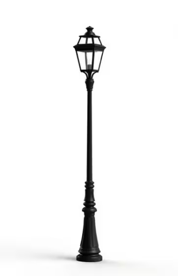 Place Des Vosges 3 Large Clear Glass Lamp Post