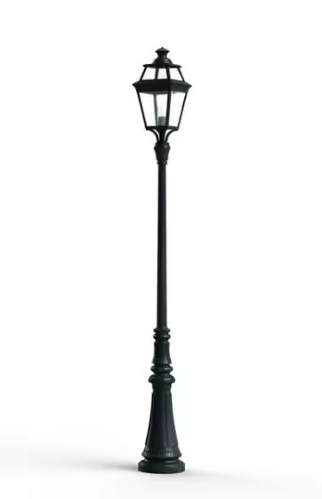 Place Des Vosges 3 Large Clear Glass Lamp Post