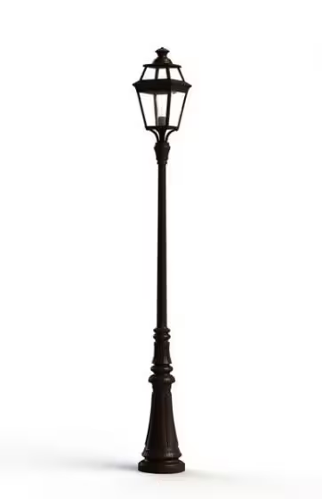 Place Des Vosges 3 Large Clear Glass Lamp Post
