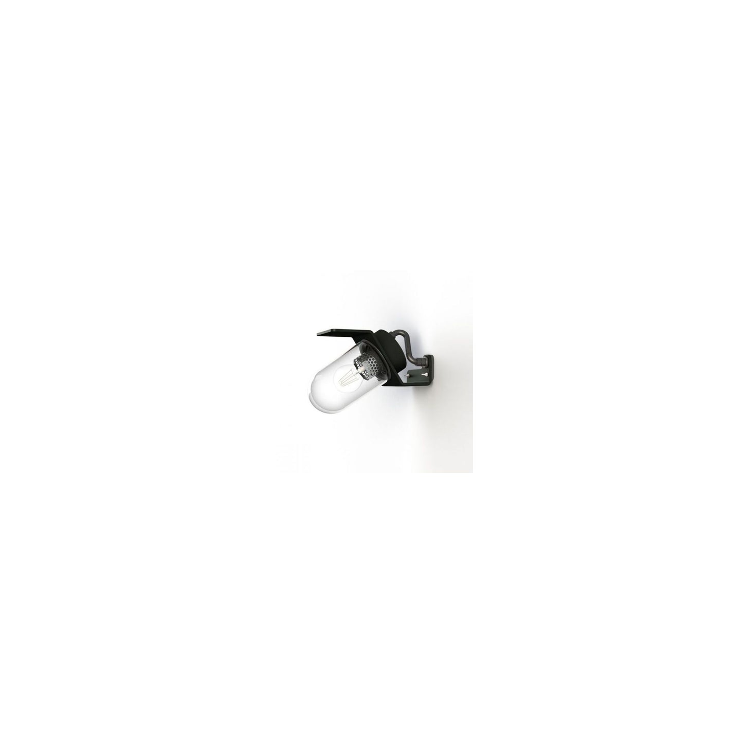 Sherlock Clear Glass Wall Light with Die-Cast Aluminium