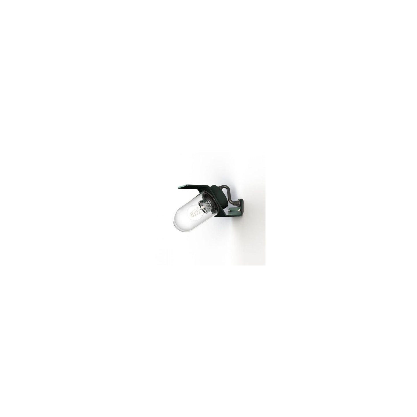 Sherlock Clear Glass Wall Light with Die-Cast Aluminium