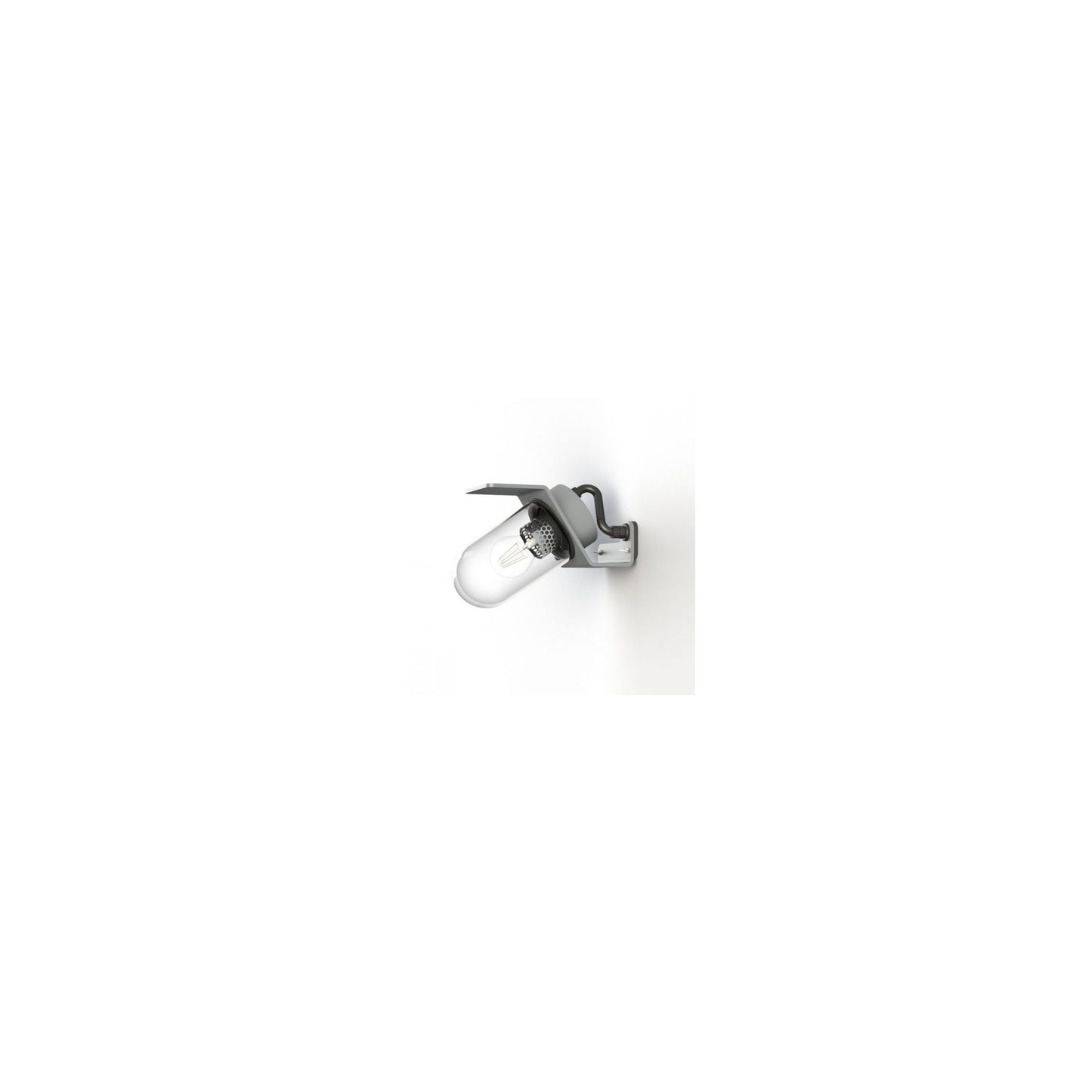 Sherlock Clear Glass Wall Light with Die-Cast Aluminium