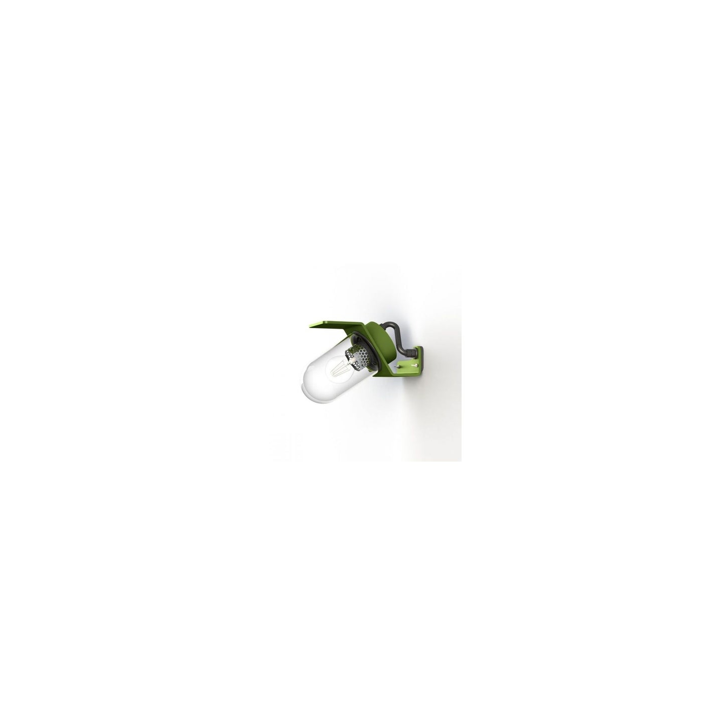 Sherlock Clear Glass Wall Light with Die-Cast Aluminium