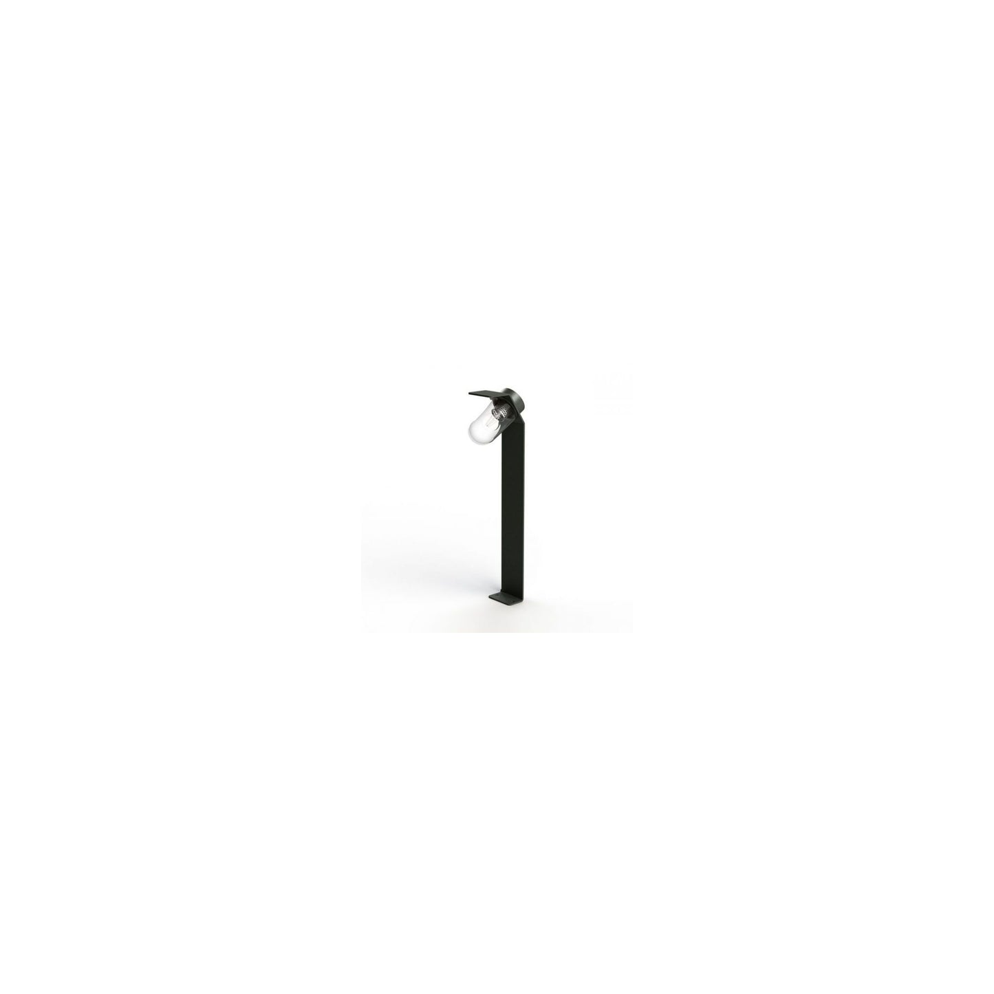 Sherlock Clear Glass Bollard with Extruded Aluminium Profile