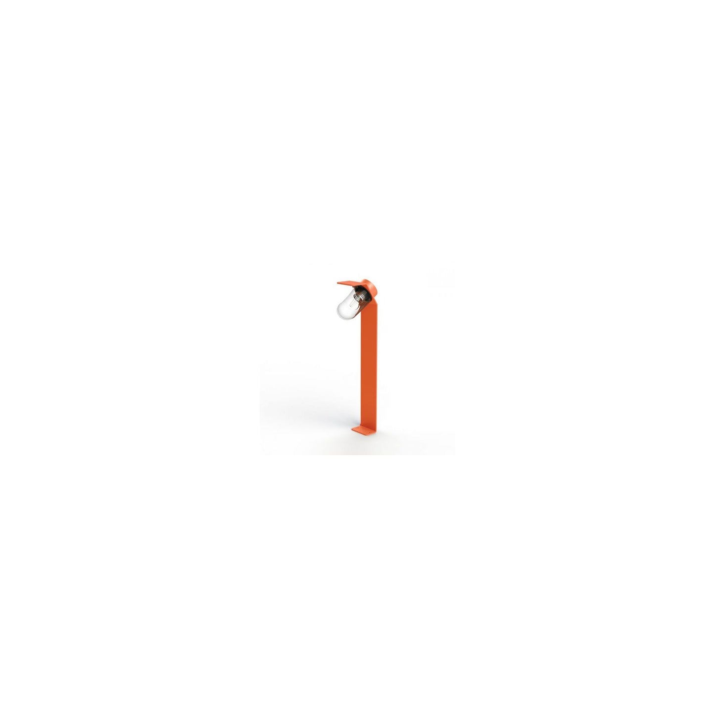 Sherlock Clear Glass Bollard with Extruded Aluminium Profile