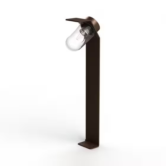 Sherlock Clear Glass Bollard