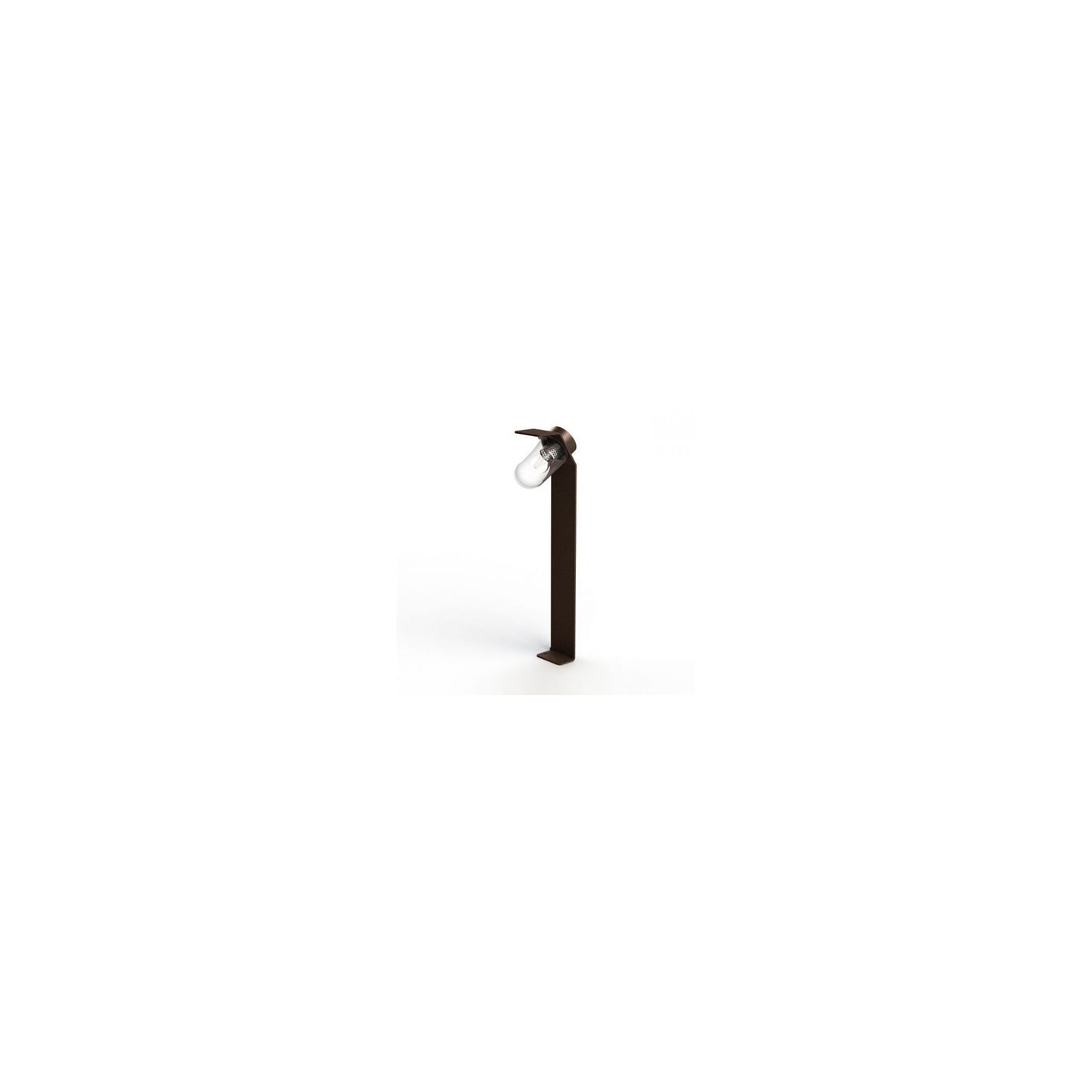Sherlock Clear Glass Bollard with Extruded Aluminium Profile