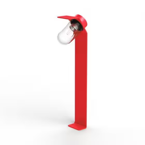 Sherlock Clear Glass Bollard
