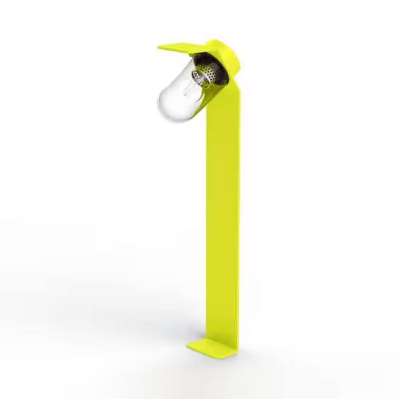 Sherlock Clear Glass Bollard
