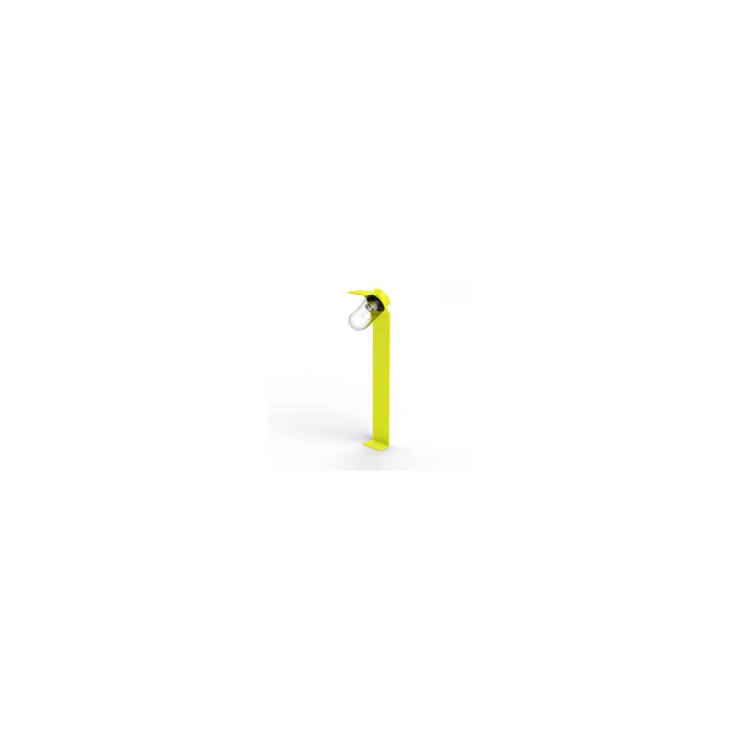 Sherlock Clear Glass Bollard with Extruded Aluminium Profile