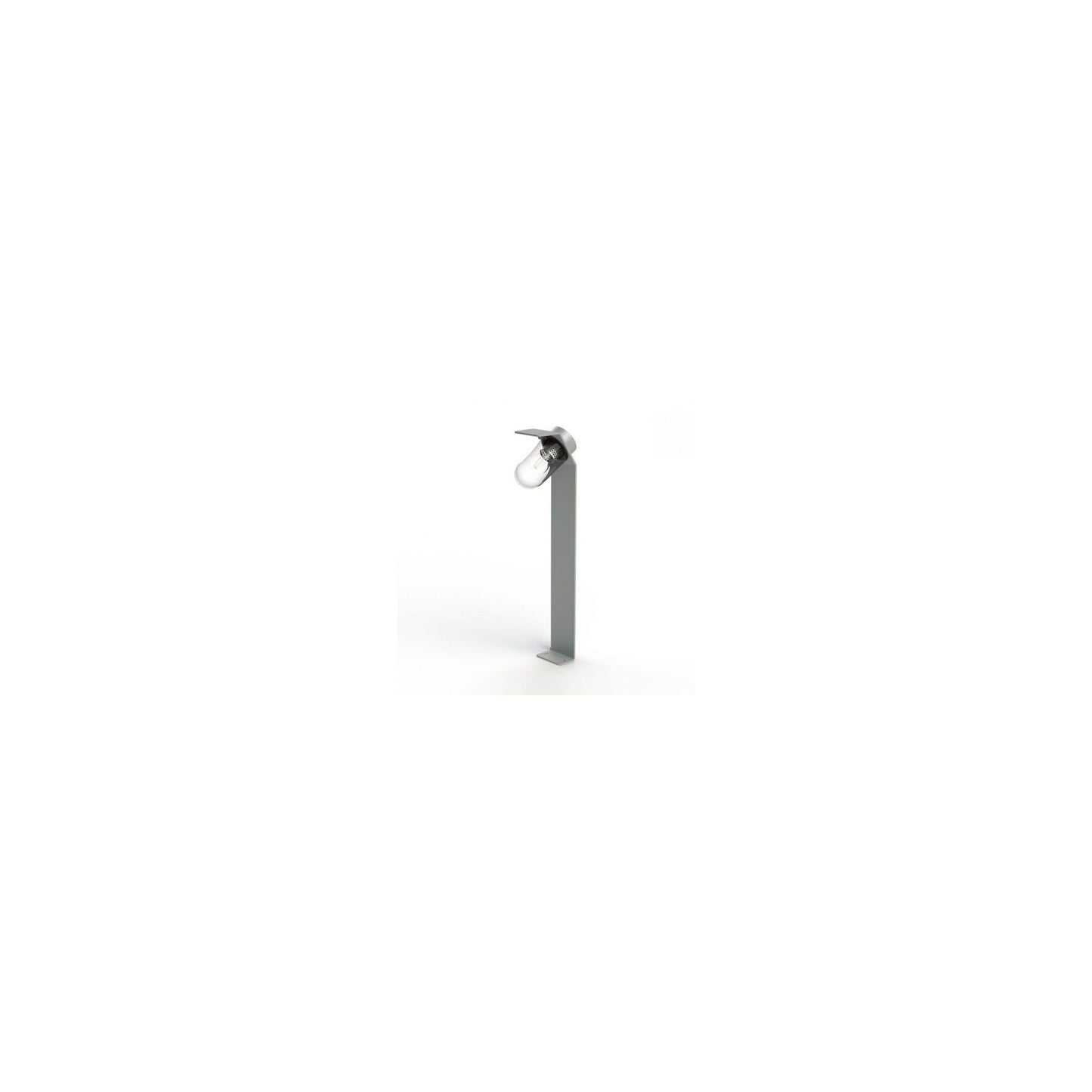 Sherlock Clear Glass Bollard with Extruded Aluminium Profile