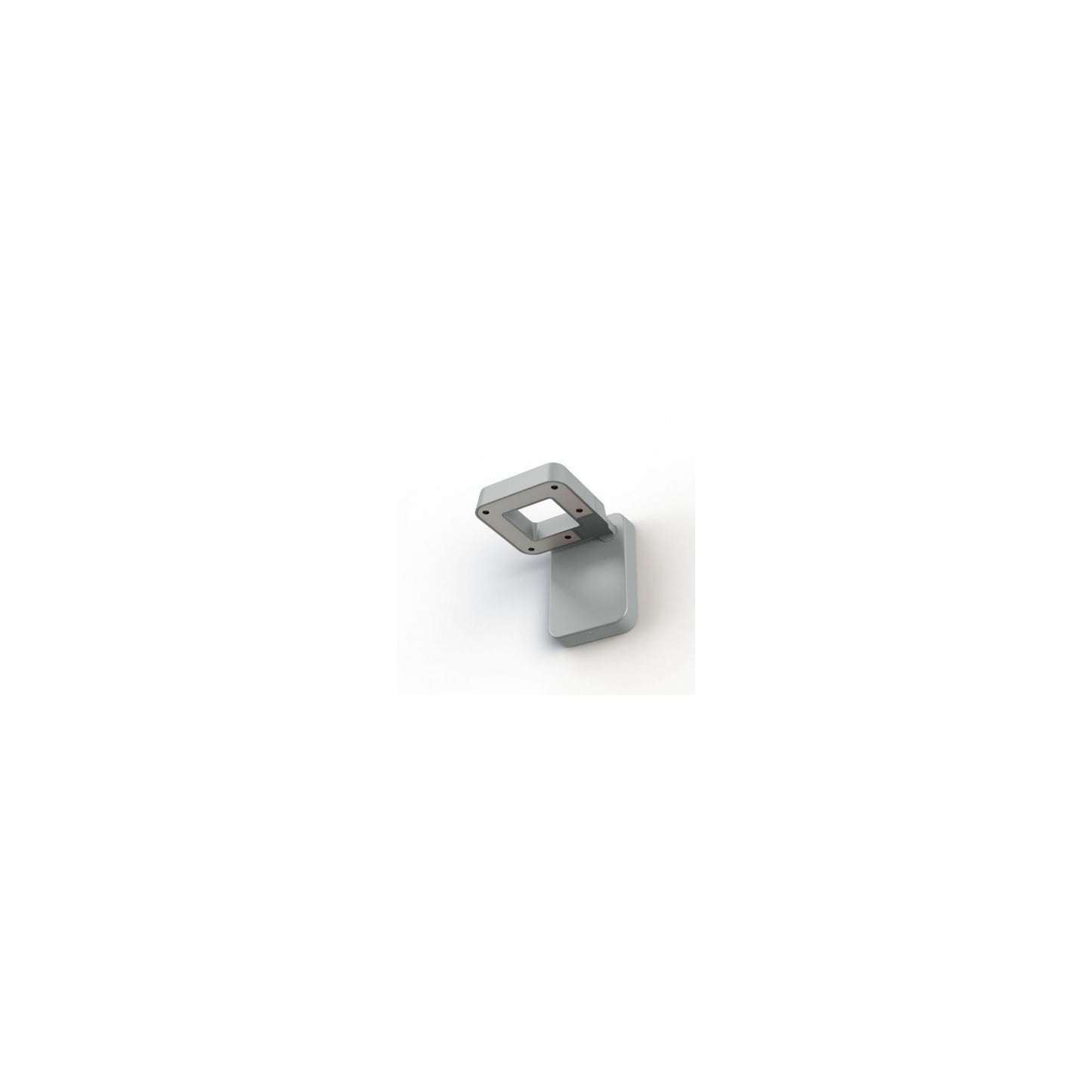 Square Satin Multi-Position 4500K LED Wall Light with Directable Lamp Head