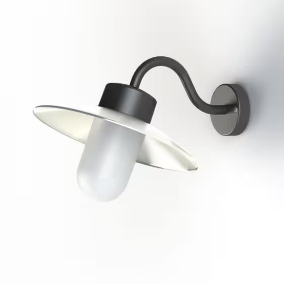 Belcour Model 1 Opal Glass Wall Light