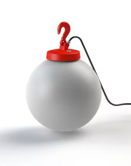 Grumo Model 3 Opal Glass Portable Hanging Light