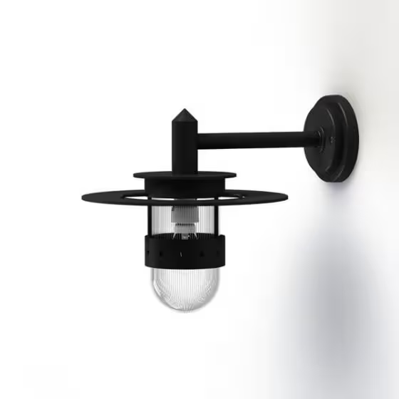 Kent Clear Prismatic Glass Wall Light