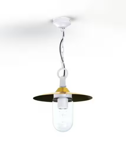 Montana Model 1 Clear Glass & Copper Shade Pendant