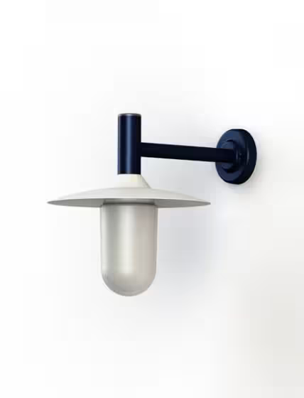 Montana Model 2 Opal Glass & Copper Shade Wall Light