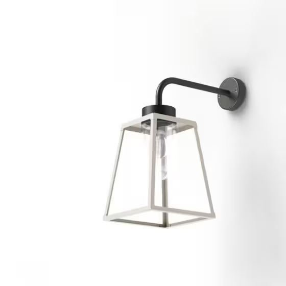 Lampiok Model 5 Wall Bracket Clear Glass Lantern