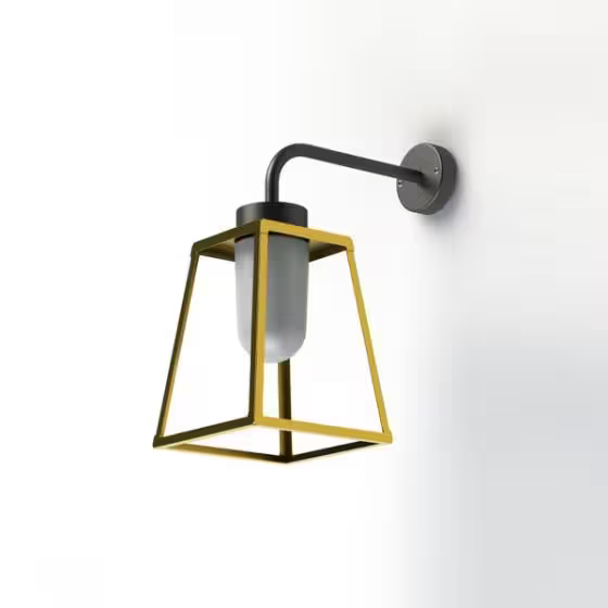 Lampiok Model 5 Wall Bracket Frosted Glass Lantern