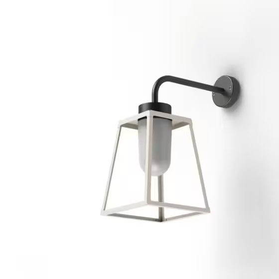 Lampiok Model 5 Wall Bracket Frosted Glass Lantern