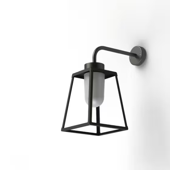 Lampiok Model 5 Wall Bracket Frosted Glass Lantern
