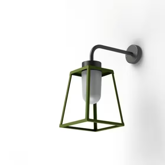 Lampiok Model 5 Wall Bracket Frosted Glass Lantern