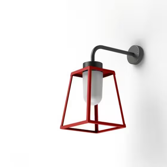 Lampiok Model 5 Wall Bracket Frosted Glass Lantern