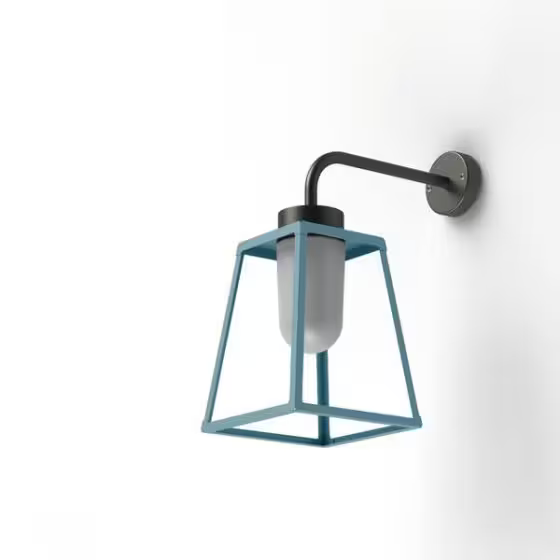 Lampiok Model 5 Wall Bracket Frosted Glass Lantern