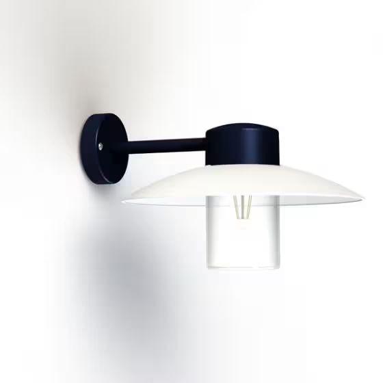 Aubanne Model 1 Clear Glass Wall Bracket