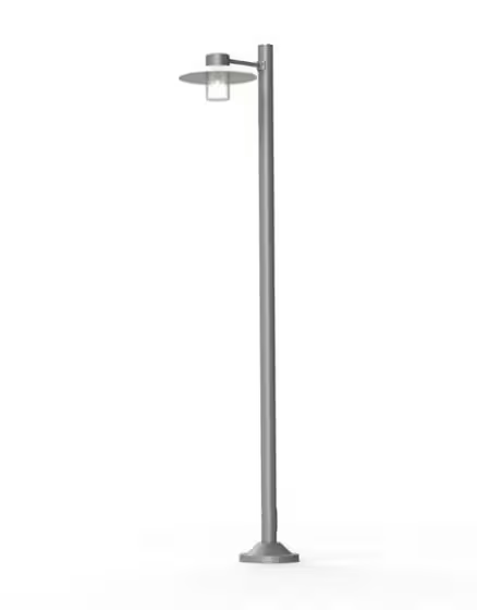 Aubanne Model 4 Clear Glass Lamp Post