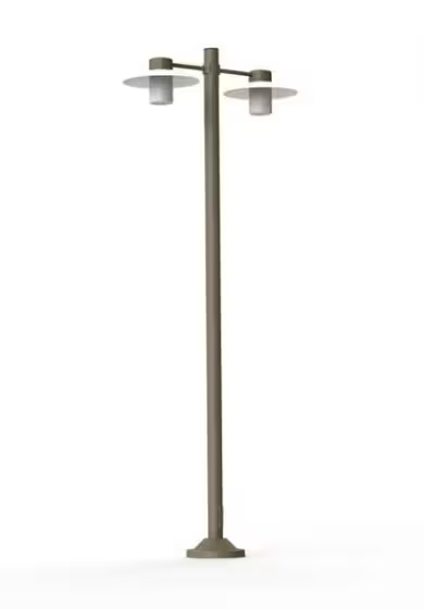 Aubanne Model 5 Clear Glass Lamp Post