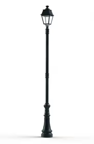 Avenue 4 Model 8 Clear Glass E27 Street Lamp