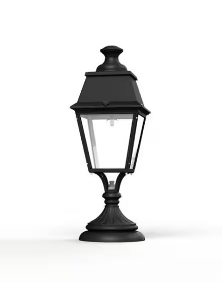 Avenue 4 Clear Glass Pedestal