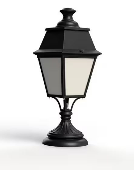 Avenue 4 Model 6 Opal Glass Glass Padestal