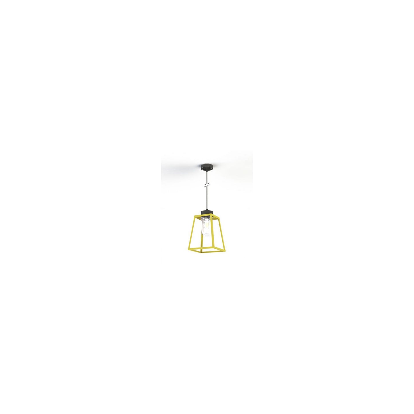 Lampiok Model 4 Large Clear Glass Lantern with minimalist lines style frame