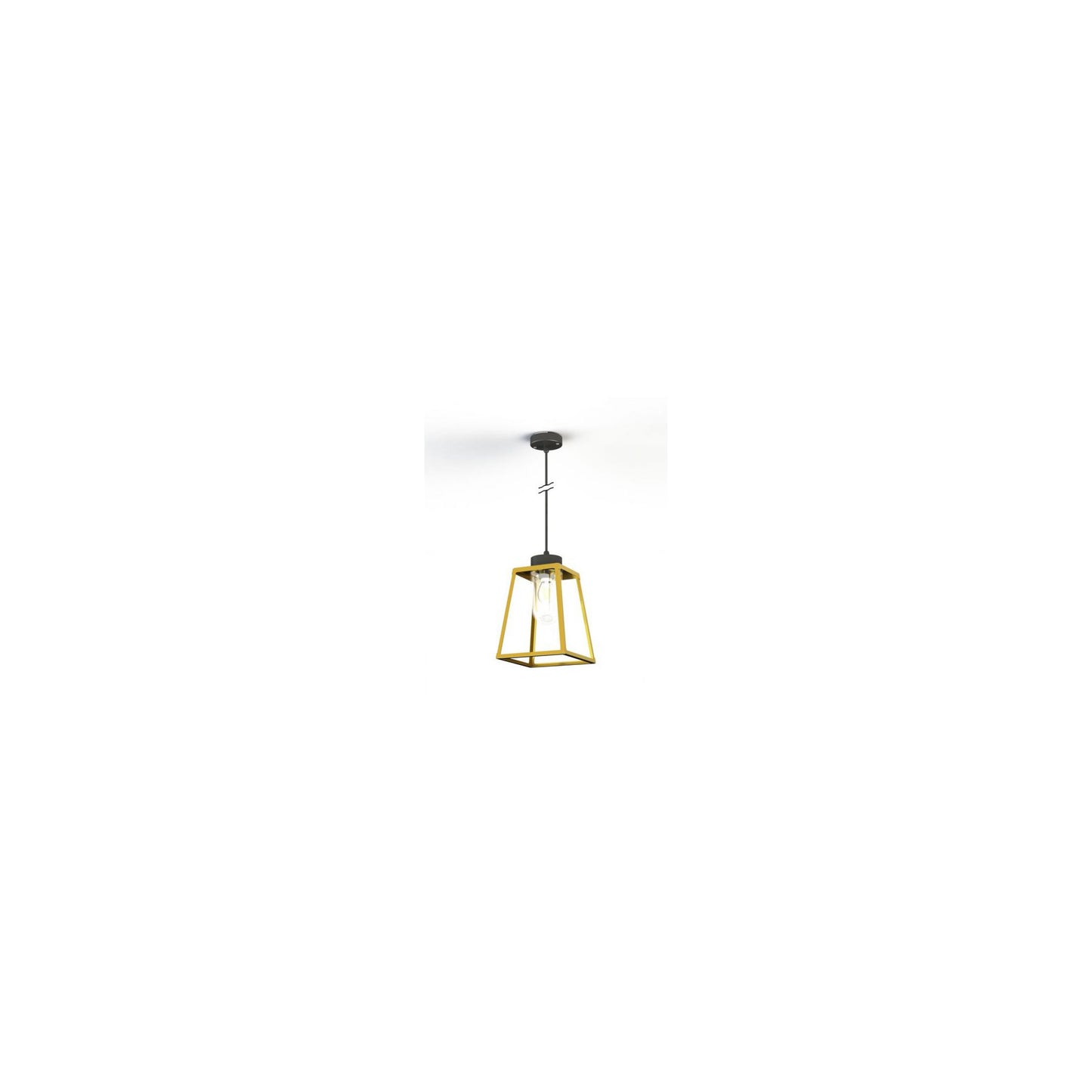 Lampiok Model 4 Large Clear Glass Lantern with minimalist lines style frame