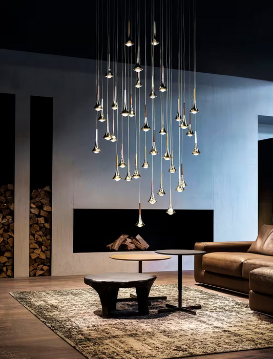 Rain Chrome 3000K LED Pendant