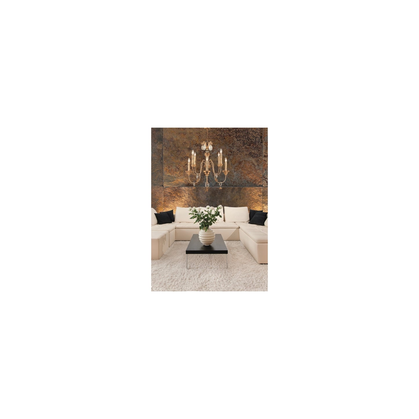 Mignon 8-Light Chandelier Gold & Silver