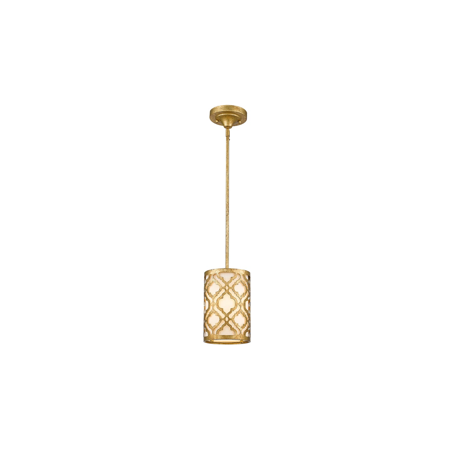 Arabella 1-Light Duo-Mount Mini Pendant Distressed Gold