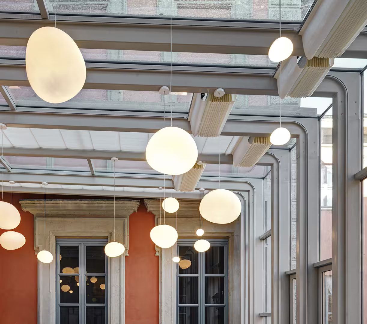 Gregg Media LED Dimmable Pendant White