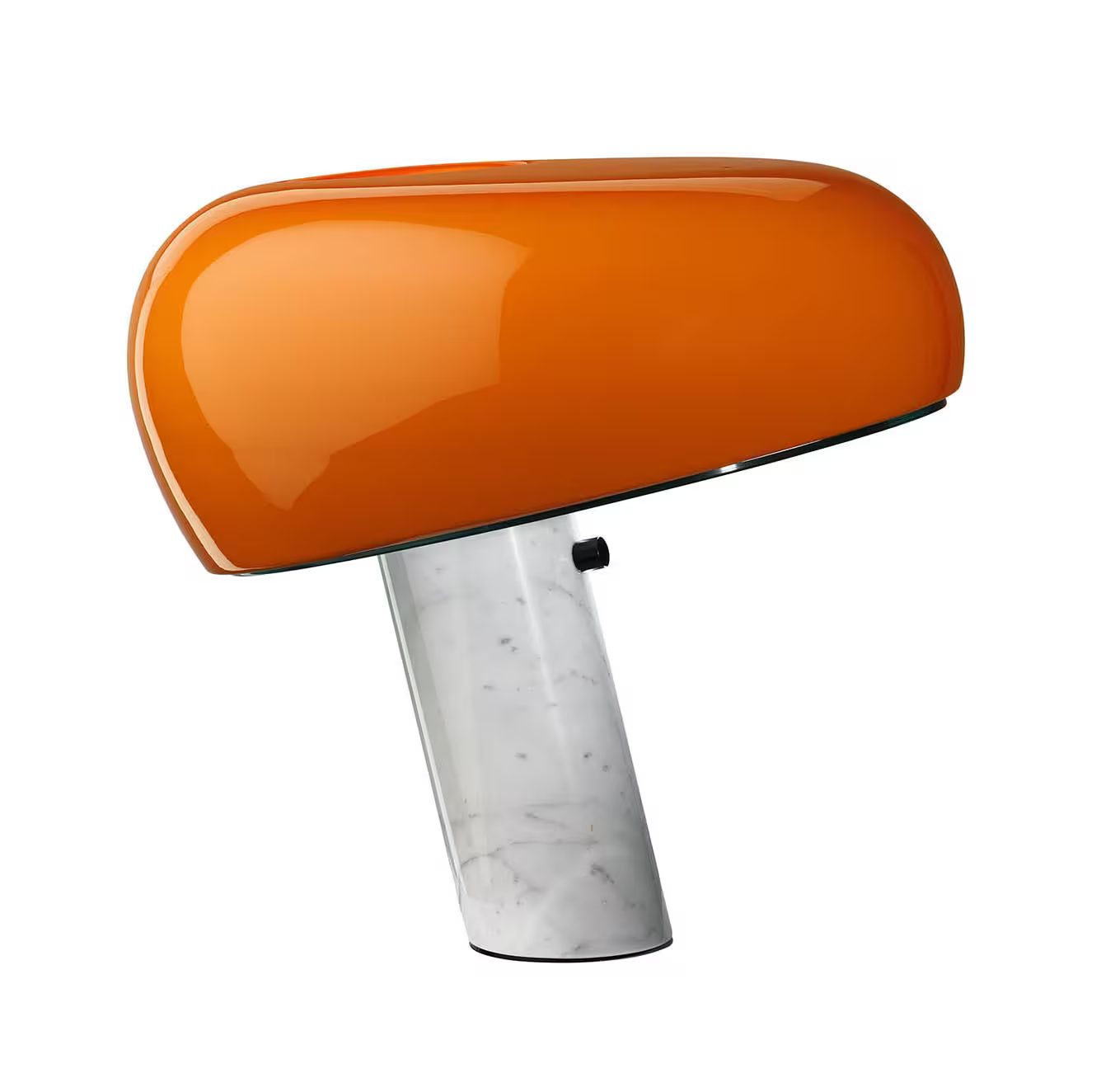 Snoopy Table Lamp with White Marble Base