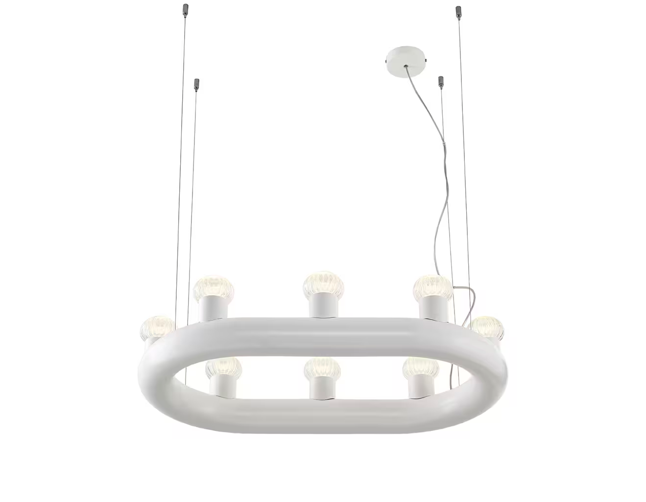 Kingdom 8-Light Oval Pendant