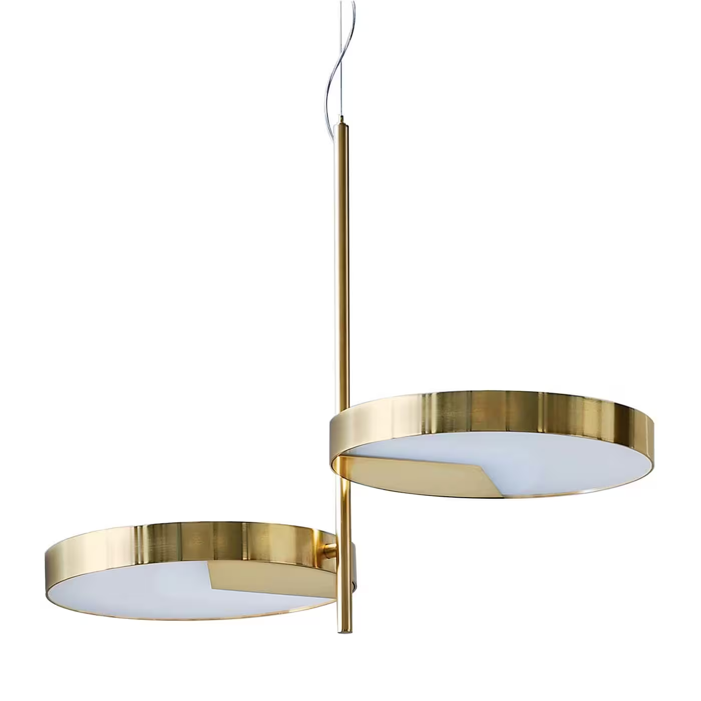 Moonlight Triangle 2-Light LED Pendant