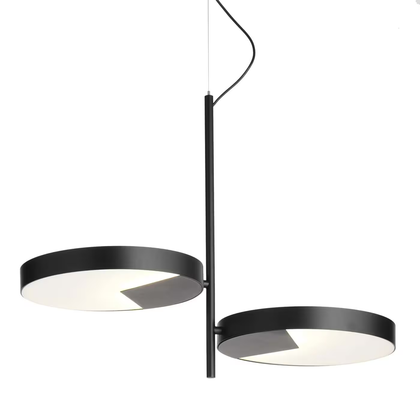 Moonlight Triangle 2-Light LED Pendant
