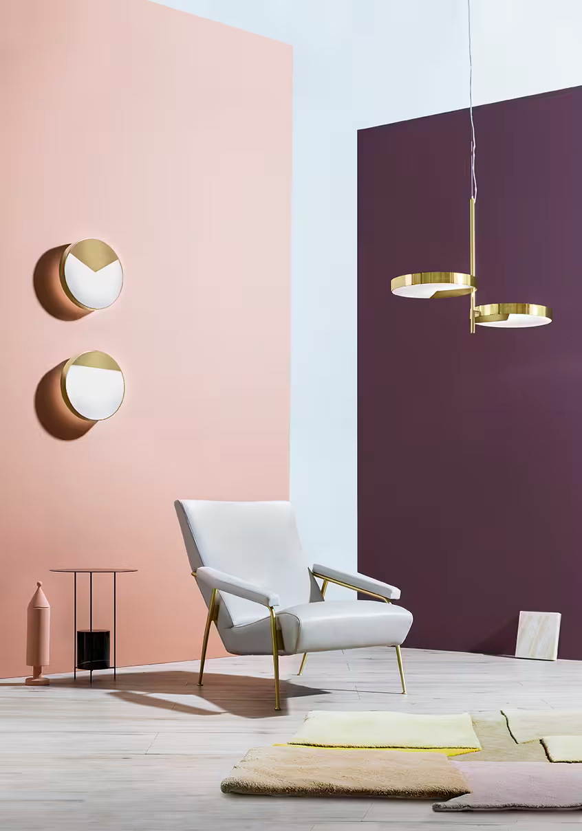 Moonlight Triangle 33cm LED Wall Light